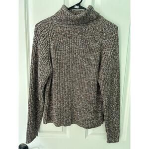 Mountain Lake Knit Turtleneck Sweater, 100% cotton, size Large